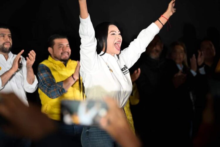 Por la democracia, libertad y seguridad, campaña de Araceli Saucedo al Senado