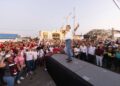 «Voto masivo para Morena», proclama Raúl Morón desde Lázaro Cárdenas