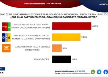 Da encuesta amplia ventaja a Celeste Ascencio en elección para el Senado