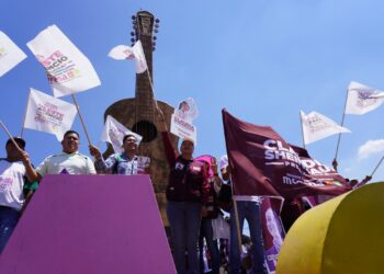 Vamos a consolidar la 4T desde la Meseta Purhépecha en todo Michoacán: Celeste