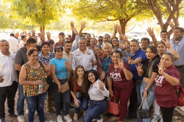 Anuncia Raúl Morón visita de Claudia Sheinbaum a Apatzingán en Mayo