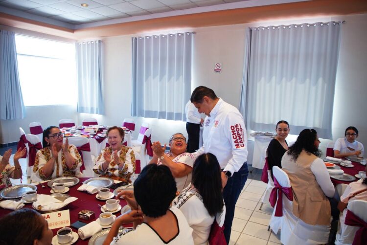 Mujeres, sostén de nuestra sociedad: Nacho Campos, para presidente municipal