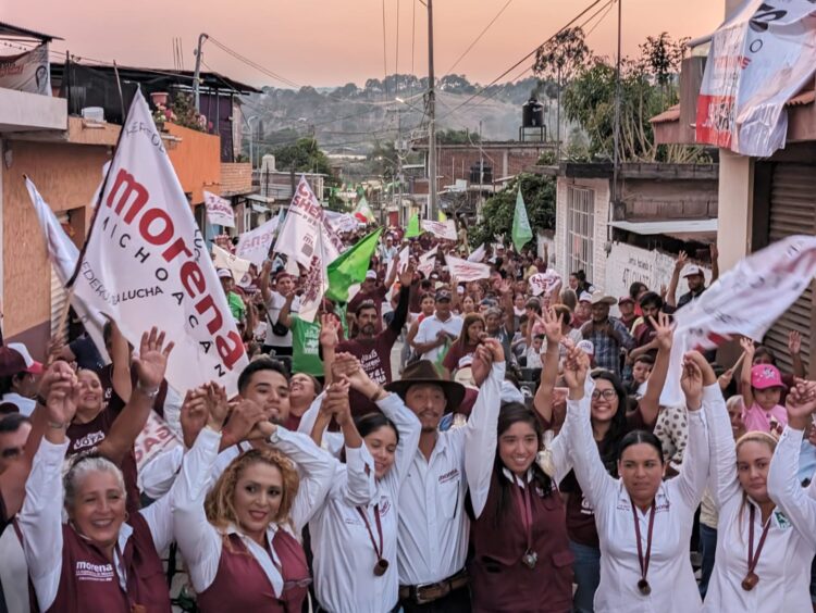 Gran Mitin en Patuán; Itzel Gaona Bedolla avanza a la presidencia de Ziracuaretiro