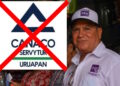 Canaco Uruapan actúa contra democracia; excluye del debate a Poncho Solís del PES