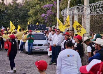San Juan Nuevo es ejemplo para superar deficiencias de seguridad: Toño Lagunas