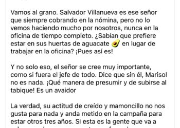 Las fechorías de Marisol López Figueroa con la nómina municipal de Tingambato