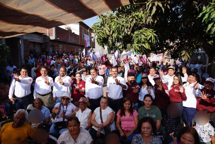 Más uruapenses se suman al voto masivo de Morena para Nacho Campos alcalde