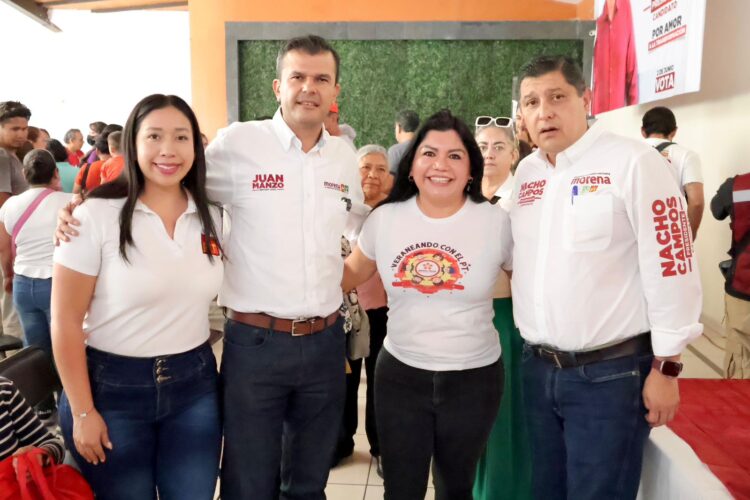 Simpatizantes de la 4T se reúnen con candidatos para seguir haciendo historia