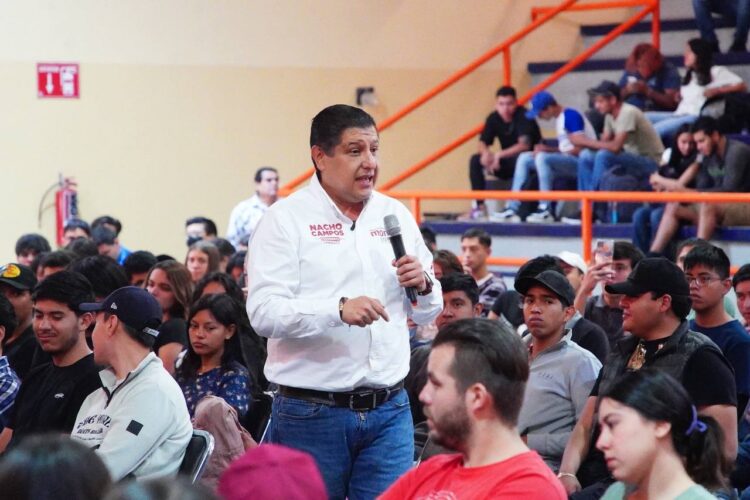 Todos jóvenes de Uruapan tienen voz en el proyecto de Morena: Nacho Campos