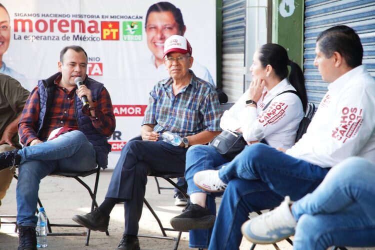 Compromete Nacho Campos reactivación de la Central de Abastos de Uruapan