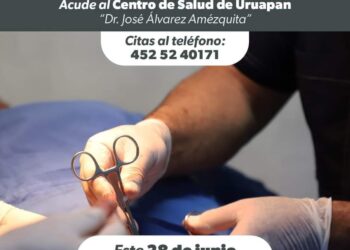 Segunda jornada de la SSM de vasectomía gratuita sin bisturí en Uruapan