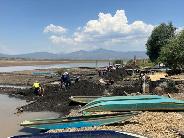 Empleo temporal beneficia a más de 800 personas con rescate de lago de Pátzcuaro