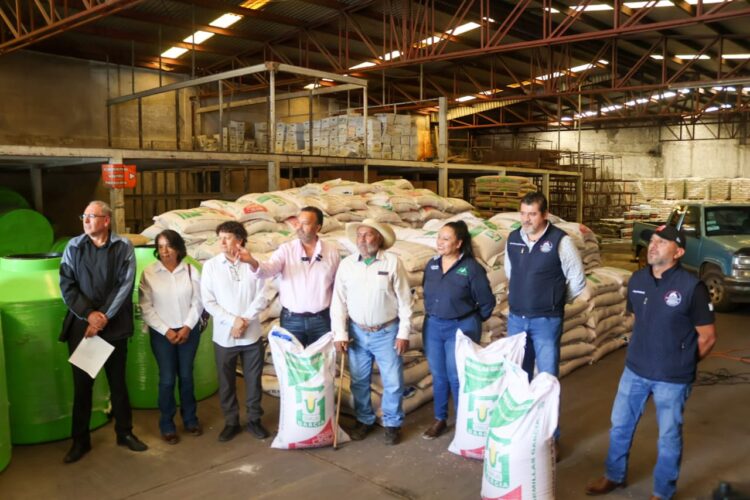 El Gobierno de Pátzcuaro y la SADER entregaron semilla de avena subsidiada