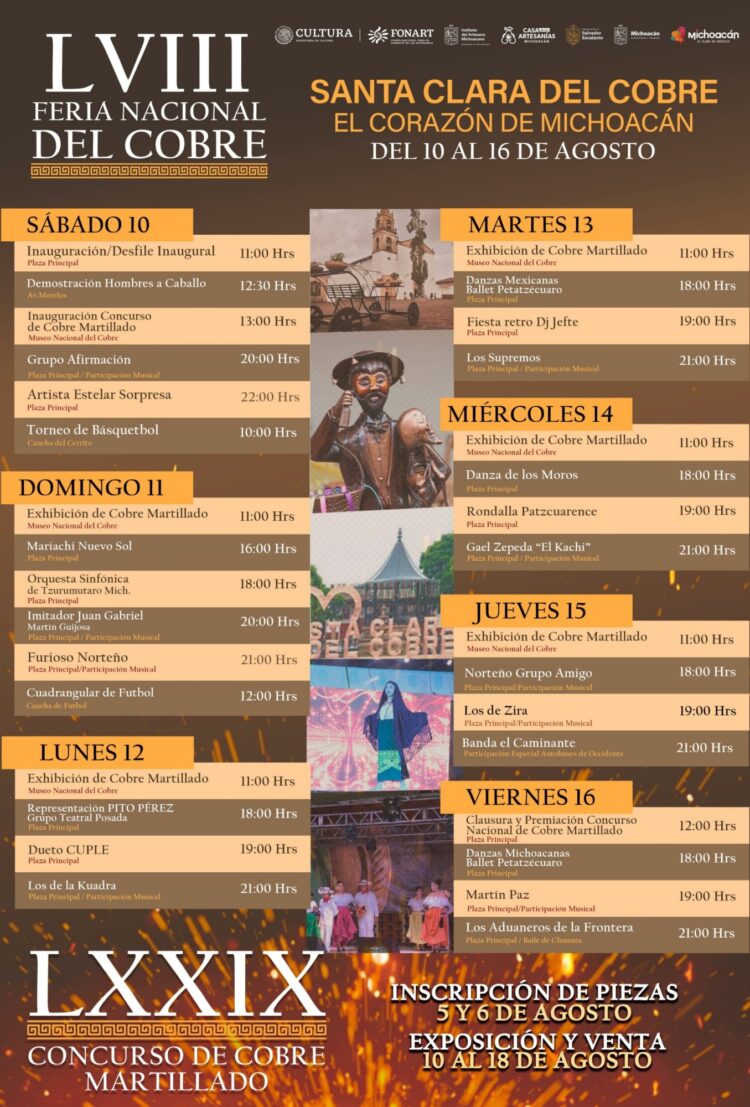 Invita alcaldesa de Salvador Escalante a disfrutar la 58° Feria Nacional del Cobre