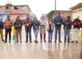 Inaugura el alcalde de Pátzcuaro, Julio Arreola Vázquez, pavimentación de la calle Tierra en la colonia El Mirador