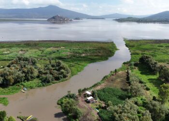 Con maquinaria especializada continuará conservación del lago de Pátzcuaro