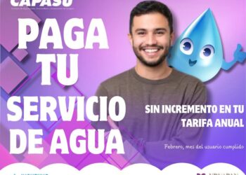 No la desperdicies, es de todos, y paga tu recibo, por favor