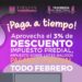 Paga a tiempo tus impuestos y aprovecha el descuento