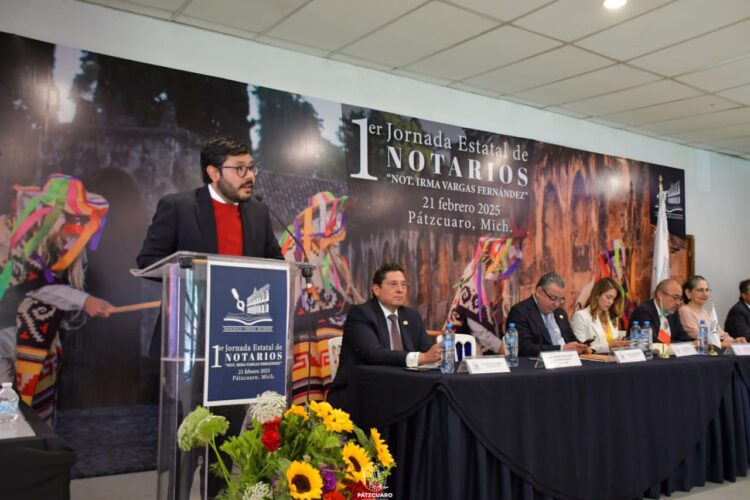 Pátzcuaro, sede de la Primera Jornada Estatal de Notarios