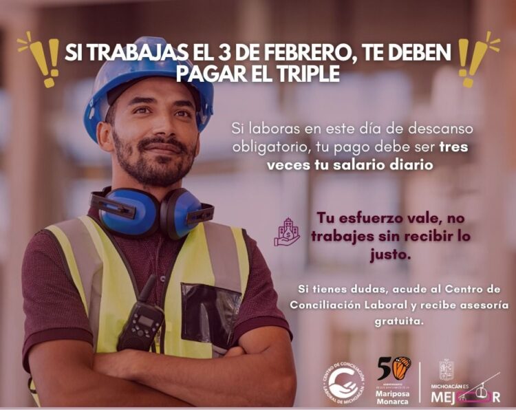 ¿Cuánto deben pagarte si trabajas en día festivo? El Centro de Conciliación Laboral te orienta