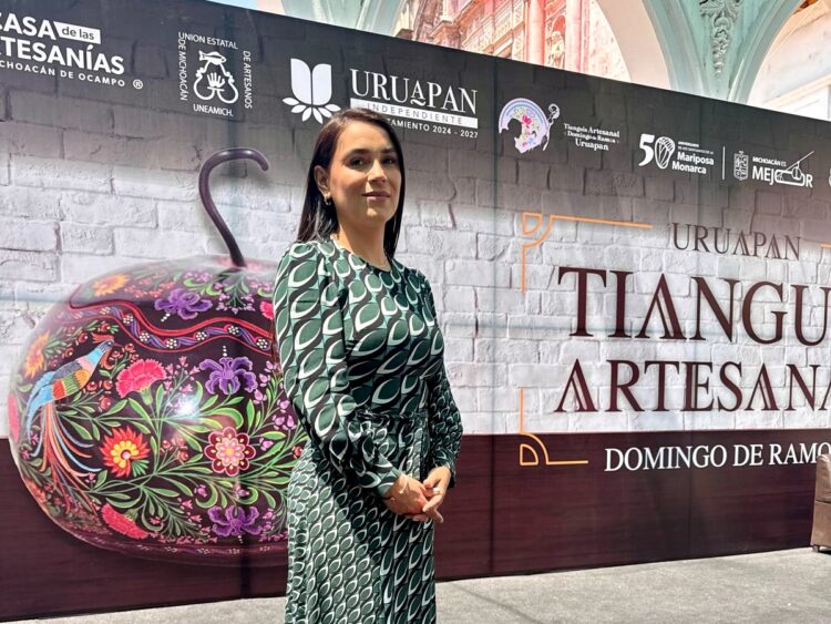 Presente Canaco Uruapan en la presentación del Tianguis Artesanal de Domingo de Ramos 2025