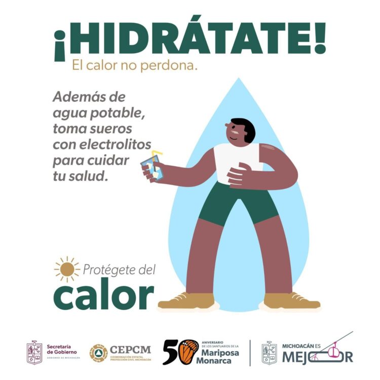 Alerta Protección Civil a 22 municipios por onda de calor