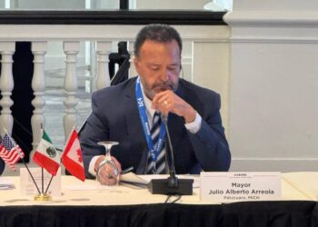 Representa Julio Arreola a Michoacán en Cumbre de Alcaldes México, Estados Unidos y Canadá
