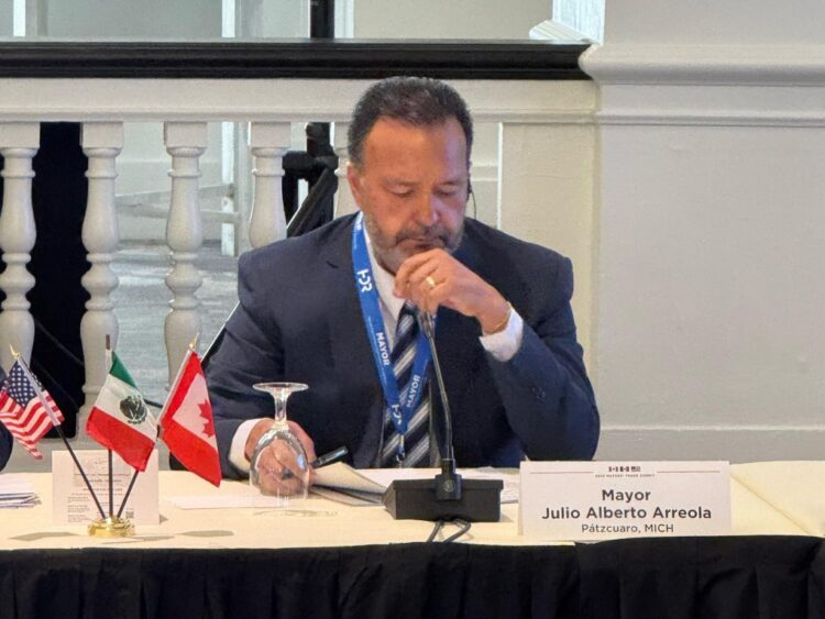 Representa Julio Arreola a Michoacán en Cumbre de Alcaldes México, Estados Unidos y Canadá