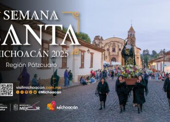 Vive el fervor de la Semana Santa en Pátzcuaro