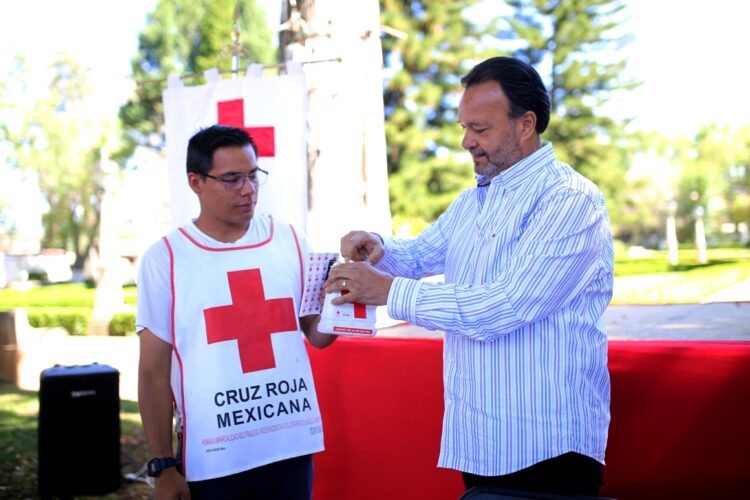 Pátzcuaro se suma a la Colecta Nacional 2025 de la Cruz Roja; Julio Arreola reafirma su total apoyo
