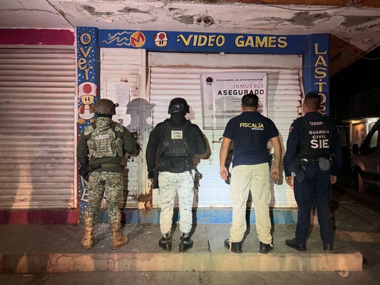 Continúa operativo en Uruapan, aseguradas 120 máquinas tragamonedas: SSP