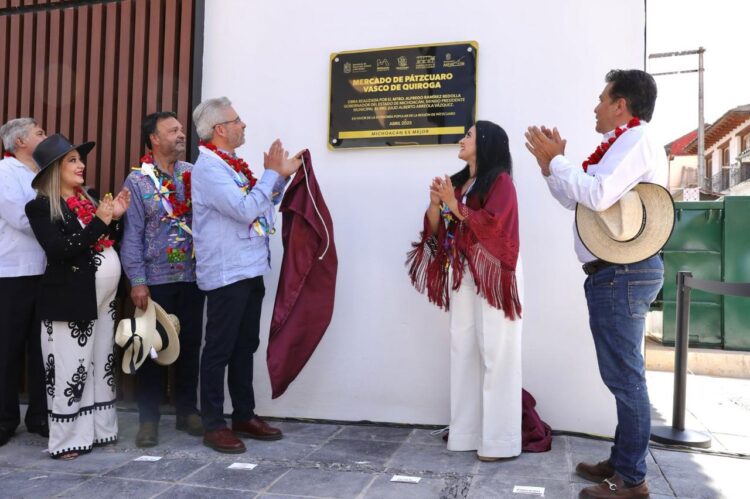 Entrega Julio Arreola a Pátzcuaro legado histórico: nuevo mercado municipal Vasco de Quiroga