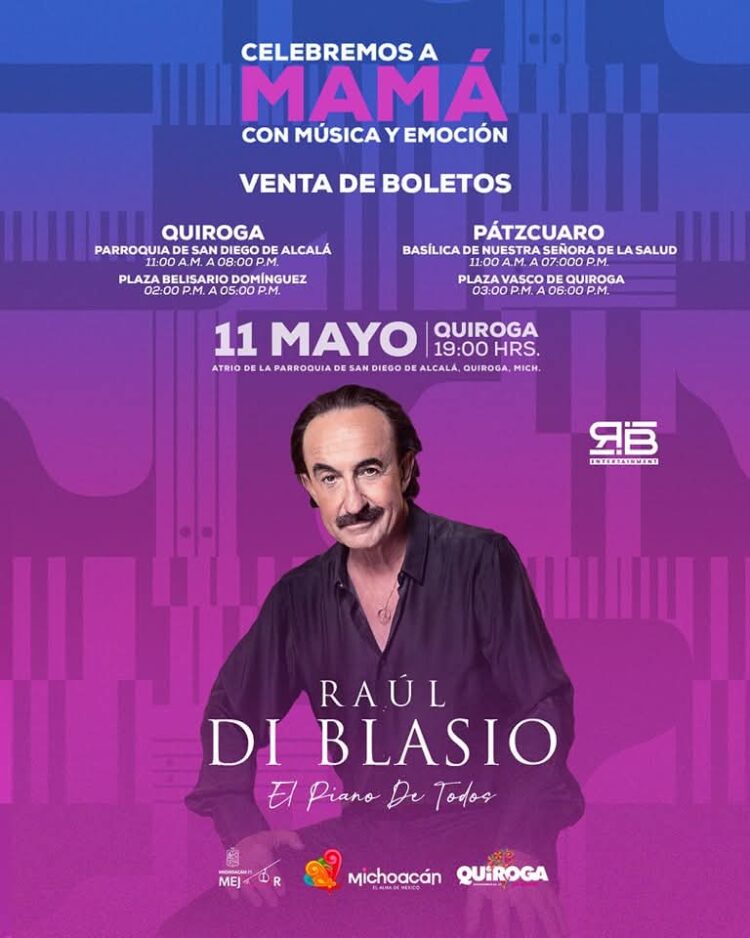 Celebrará Quiroga a mamá con concierto de Raúl Di Blasio