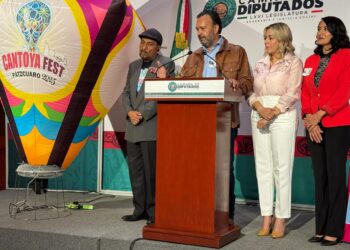 Presenta Julio Arreola el Cantoya Fest 2025 en Cámara de Diputados