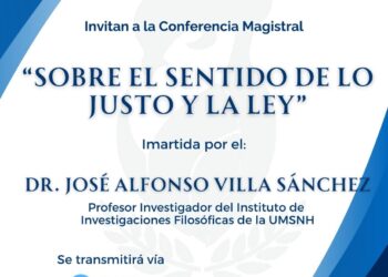 Invita ASEFADE a conferencia magistral sobre el sentido de lo justo y la ley