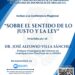 Invita ASEFADE a conferencia magistral sobre el sentido de lo justo y la ley