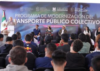 Consolida Uruapan sistema integral de movilidad y transporte: Bedolla