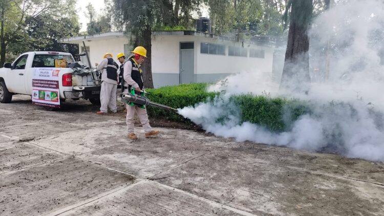 Intensifican acciones para erradicar mosquito transmisor del dengue en Uruapan