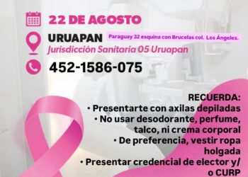 Jornada gratuita de mastografías para detección de cáncer de mama en Uruapan