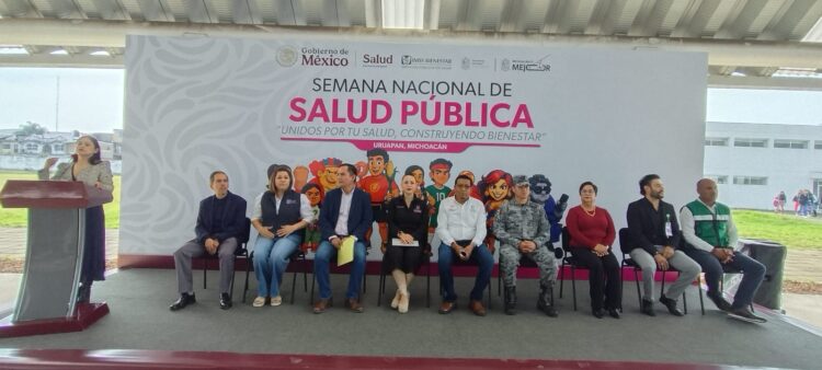 Inicia Uruapan Semana Nacional de Salud Pública