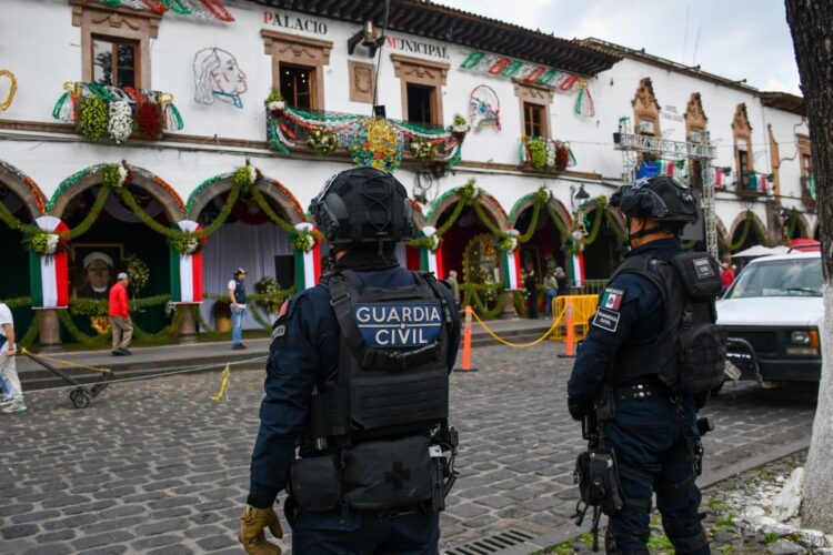 Seguridad garantizada en Fiestas Patrias de Pátzcuaro