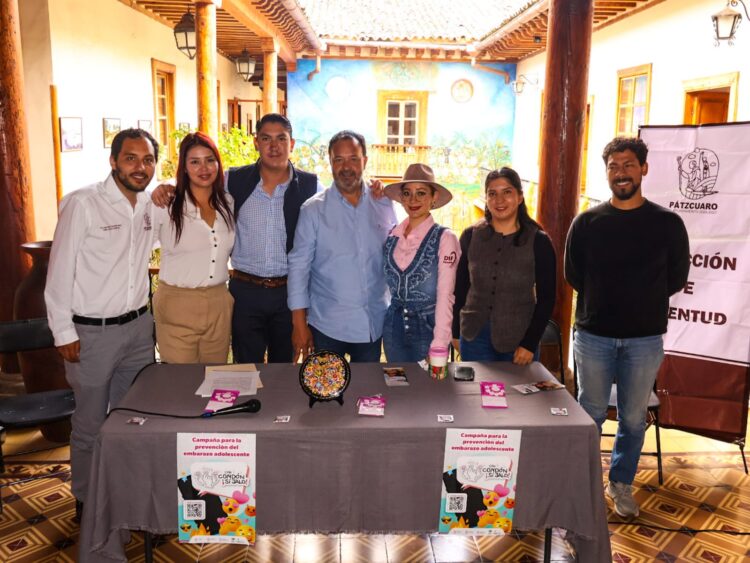 Anuncia Julio Arreola campaña para prevenir embarazo de adolescentes en Pátzcuaro