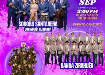 Celebrará Pátzcuaro su 491 Aniversario con Gran Cartel Musical