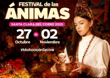 Presenta Dayana Pérez cartel del Festival de Ánimas 2025 en Santa Clara del Cobre