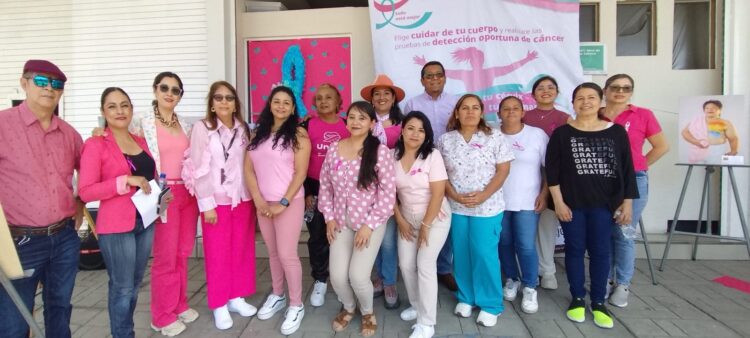 Realizan jornada de prevención de cáncer de mama en Jurisdicción Sanitaria 05