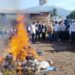 Fiscalía de Michoacán destruye narcóticos en Uruapan