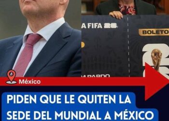 Piden quitar a México como sede del mundial de futbol por inseguridad