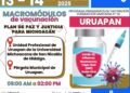 Macromódulos de vacunación este 13 y 14 de noviembre en Uruapan
