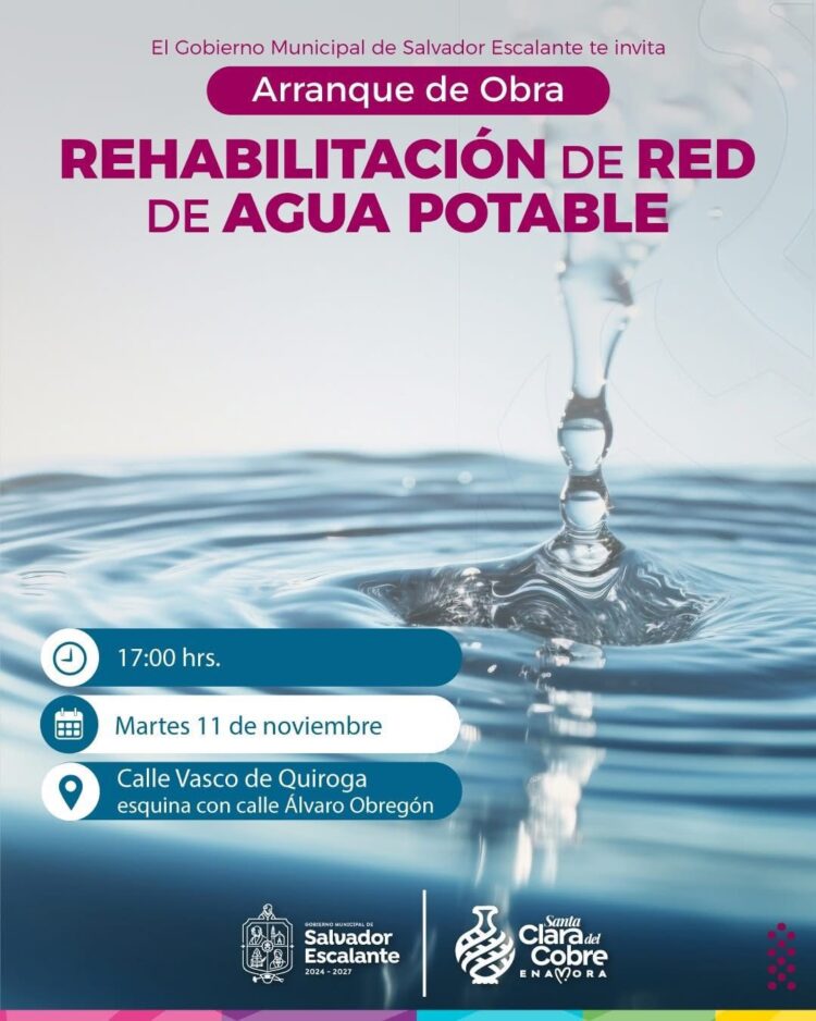 Impulsa Dayana Pérez obra para fortalecer servicio de agua en Salvador Escalante