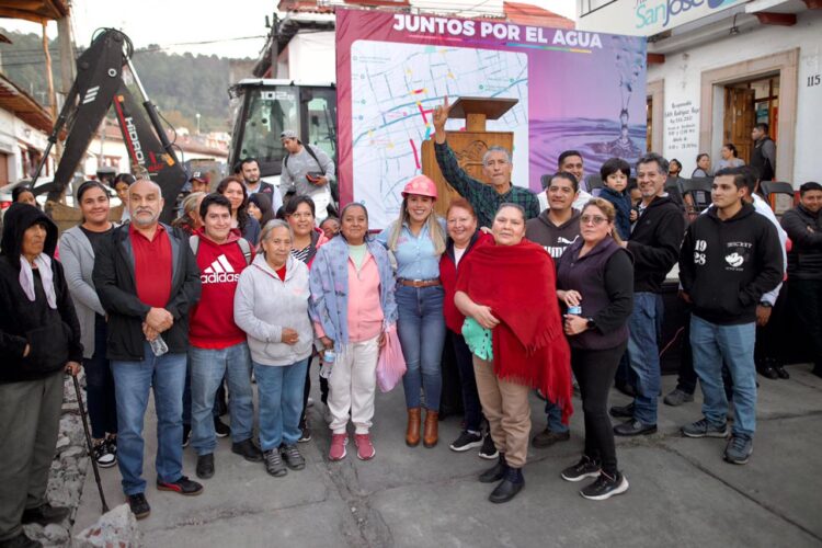 Inicia Dayana Pérez rehabilitación de la red de agua potable en Santa Clara del Cobre